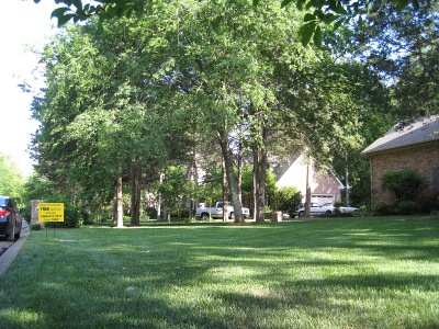 front,
                        from just inside the NW corner